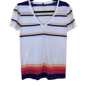 Urban Outfitters BDG striped v neck casual tee